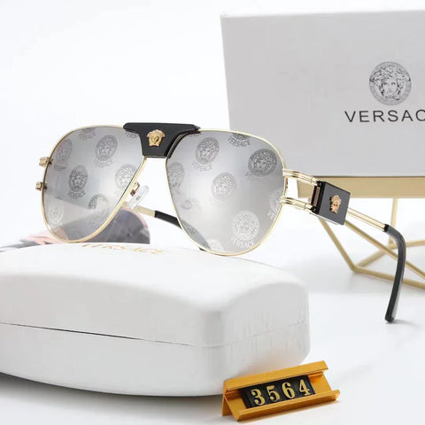 5-color fashion lion head temple sunglasses polarized glasses