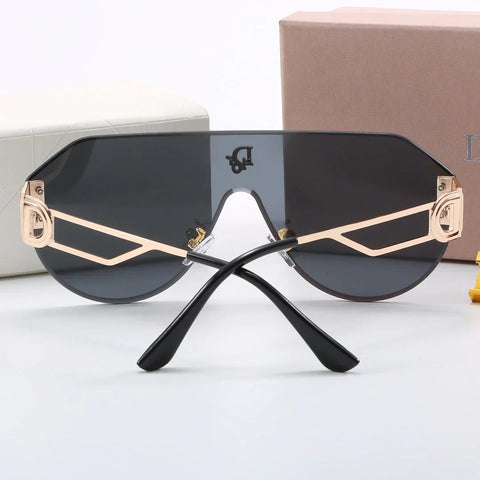 6-color fashion hollow temple sunglasses