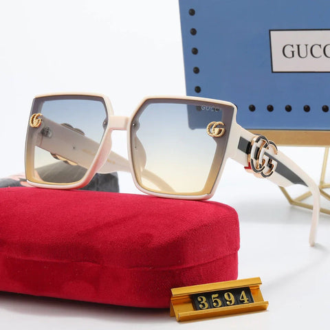 5-color fashion polarized sunglasses with letter temples