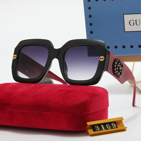 6 color luxury threaded  polarized sunglasses