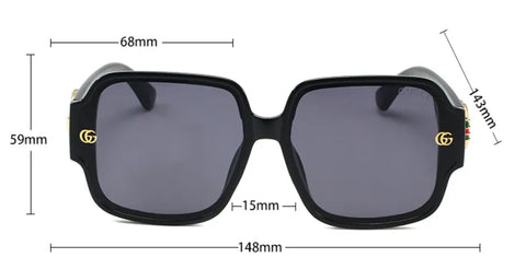 Retro Fashion Square Sunglasses