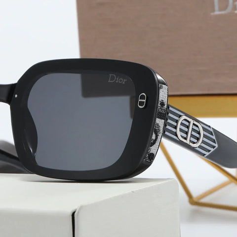 4 colors luxury  double circle lens polarized sunglasses