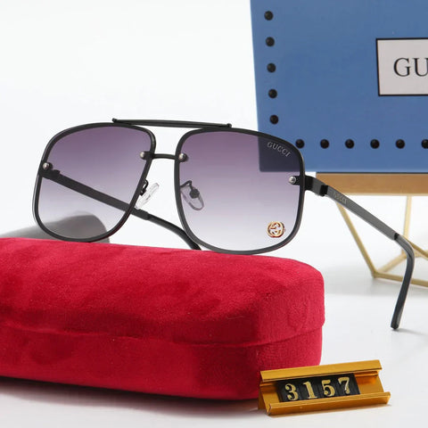 5 color fashion printing oval polarized sunglasses
